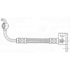 511838 KAWE Тормозной шланг