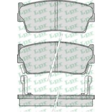 05P342 LPR Комплект тормозных колодок, дисковый тормоз
