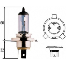 8GJ 002 525-203 HELLA Лампа накаливания, основная фара