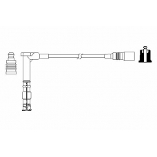 0 986 357 709 BOSCH Провод зажигания