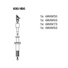 600/490 BREMI Комплект проводов зажигания