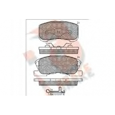 RB1342 R BRAKE Комплект тормозных колодок, дисковый тормоз