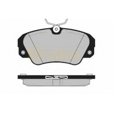 PA859 BRAKE ENGINEERING Комплект тормозных колодок, дисковый тормоз