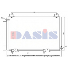 212044N AKS DASIS Конденсатор, кондиционер