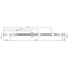 VBH883 MOTAQUIP Тормозной шланг