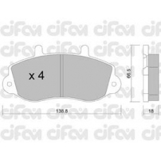 822-264-0 CIFAM Комплект тормозных колодок, дисковый тормоз