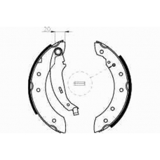 5185341 GIRLING Комплект тормозных колодок