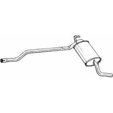 283-073 BOSAL Глушитель выхлопных газов конечный