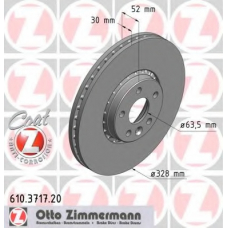 610.3717.20 ZIMMERMANN Тормозной диск