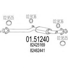 01.51240 MTS Средний глушитель выхлопных газов