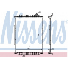 637880 NISSENS Радиатор, охлаждение двигателя