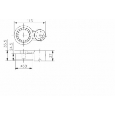 TKR 9801 TIMKEN Натяжной ролик, ремень грм