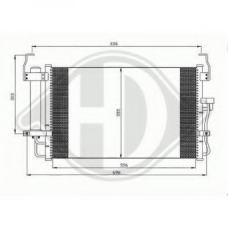 8684300 DIEDERICHS Конденсатор, кондиционер