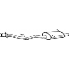 280-005 BOSAL Глушитель выхлопных газов конечный