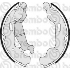 S 59 516 BREMBO Комплект тормозных колодок