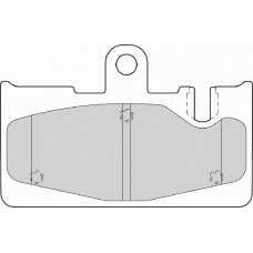 FD7099A NECTO Комплект тормозных колодок, дисковый тормоз