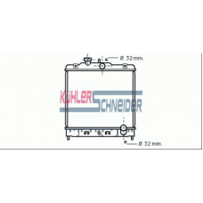 0102701 KUHLER SCHNEIDER Радиатор, охлаждение двигател