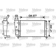 734236 VALEO Радиатор, охлаждение двигателя