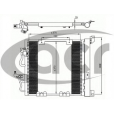 300620 ACR Конденсатор, кондиционер
