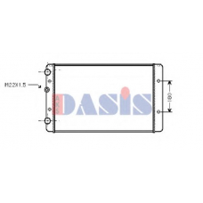 041240N AKS DASIS Радиатор, охлаждение двигателя