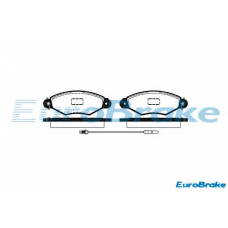 5501223957 EUROBRAKE Комплект тормозных колодок, дисковый тормоз
