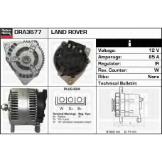 DRA3677 DELCO REMY Генератор