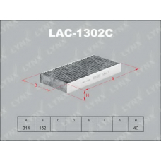 LAC-1302C LYNX Lac1302c фильтр салона lynx