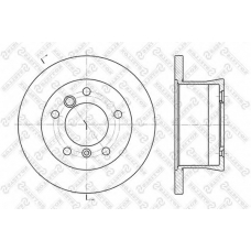 6020-3336-SX STELLOX Тормозной диск