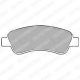 LP1679 DELPHI Комплект тормозных колодок, дисковый тормоз