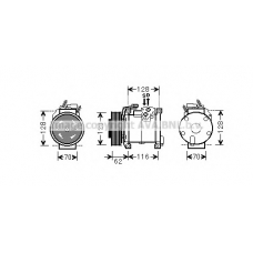 CRAK109 AVA Компрессор, кондиционер