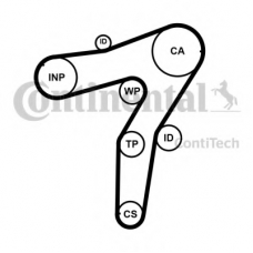 CT1183 CONTITECH Ремень ГРМ