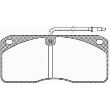 JSX 2278.40 ROADHOUSE Комплект тормозных колодок, дисковый тормоз