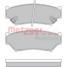 1170528 METZGER Комплект тормозных колодок, дисковый тормоз