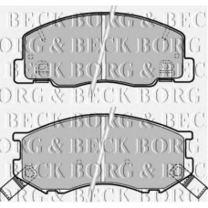 BBP1630 BORG & BECK Комплект тормозных колодок, дисковый тормоз