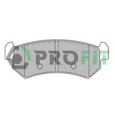 5000-1889 C PROFIT Комплект тормозных колодок, дисковый тормоз