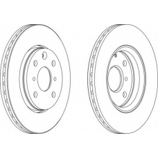 DDF1527-1 FERODO Тормозной диск