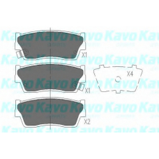 KBP-8503 KAVO PARTS Комплект тормозных колодок, дисковый тормоз