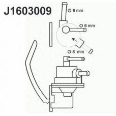 J1603009 NIPPARTS Топливный насос