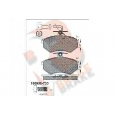 RB0950-700 R BRAKE Комплект тормозных колодок, дисковый тормоз