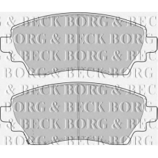 BBP1768 BORG & BECK Комплект тормозных колодок, дисковый тормоз