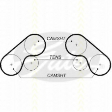 8645 5576xs TRISCAN Ремень ГРМ