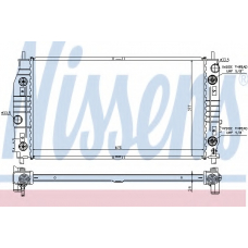69016 NISSENS Радиатор, охлаждение двигателя