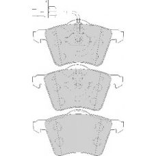 FD7083N NECTO Комплект тормозных колодок, дисковый тормоз