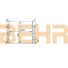 2109748 BEHR Radiator