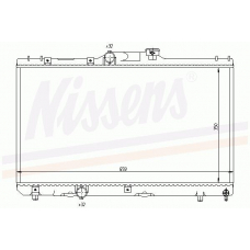 64863 NISSENS Охладитель, охлаждение двигателя