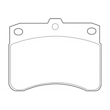 WBP20780A WAGNER LOCKHEED Комплект тормозных колодок, дисковый тормоз