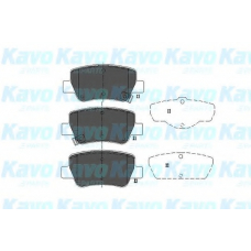 KBP-9107 KAVO PARTS Комплект тормозных колодок, дисковый тормоз