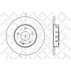 6020-3316-SX STELLOX Тормозной диск