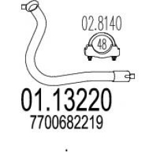01.13220 MTS Труба выхлопного газа