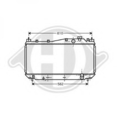8520802 DIEDERICHS Радиатор, охлаждение двигателя